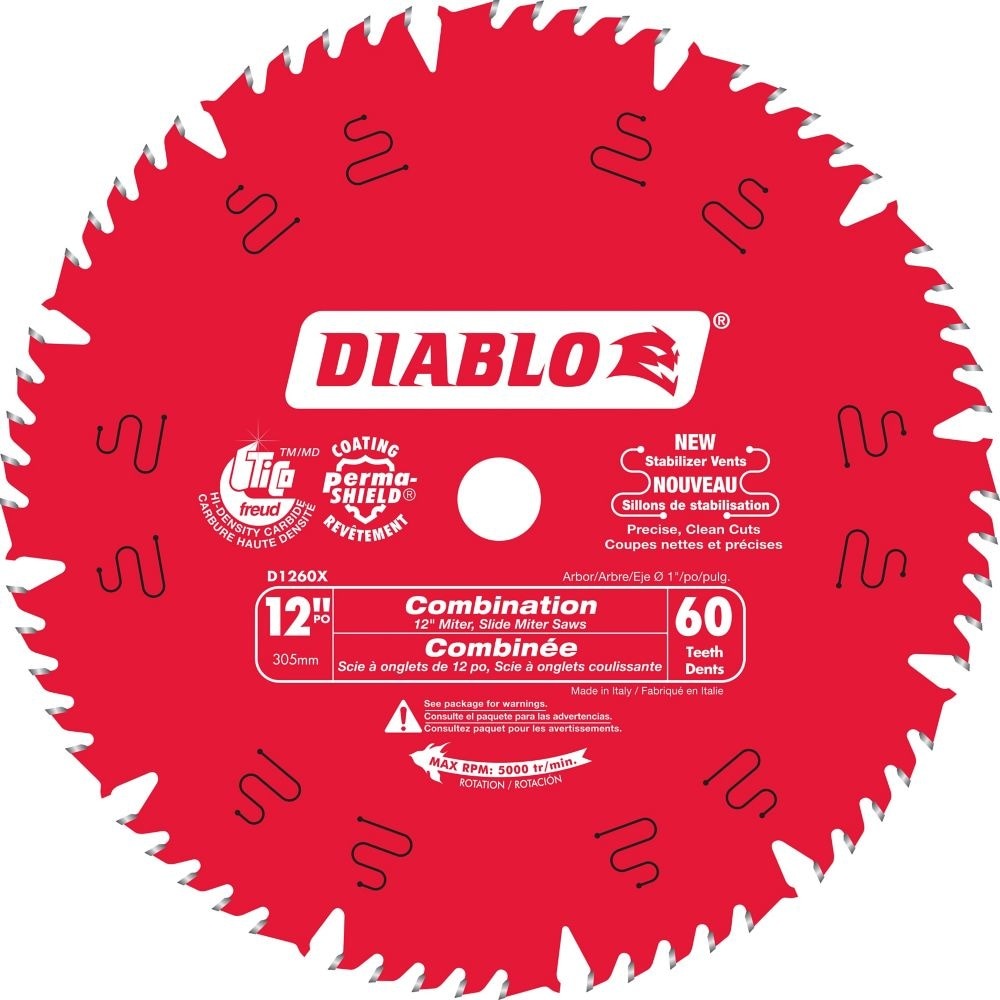 Diablo 12 英寸硬质合金斜切锯片