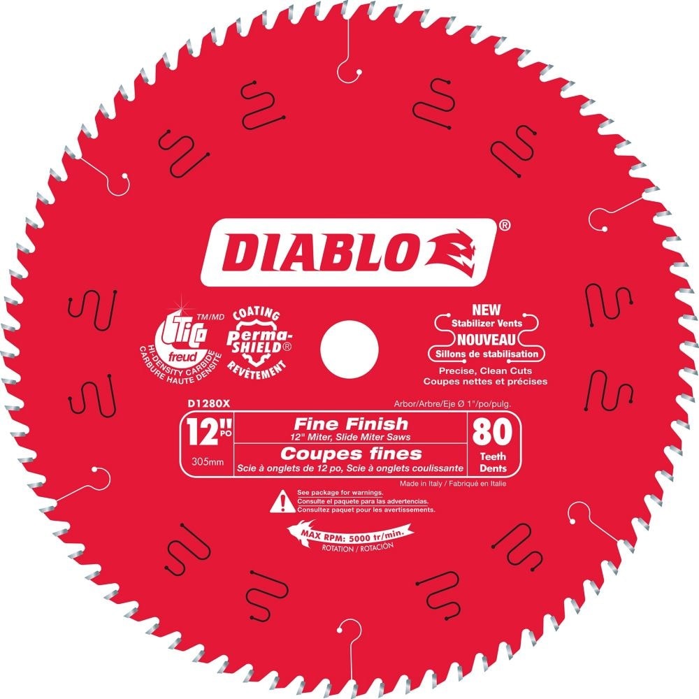 Diablo 12-inch Carbide Tipped Miter Mitre Saw Blade