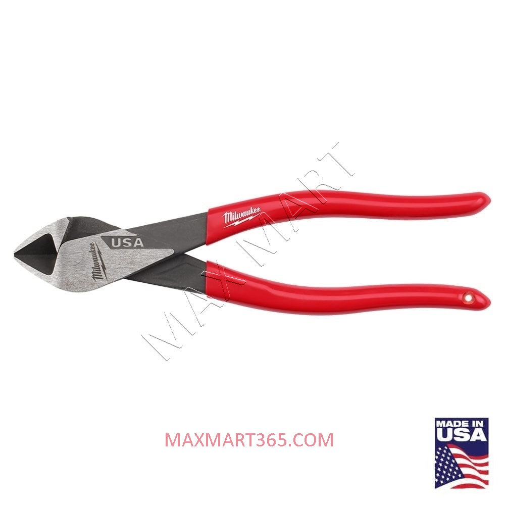 Milwaukee MT508 8-Inch Diagonal Dipped Grip Cutting Pliers (USA)