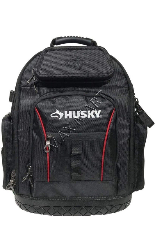 Husky 16 英寸专业工具背包防水 - 36 个口袋