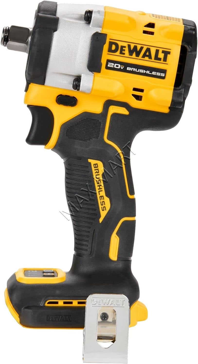 DEWALT DCF921B 20V ATOMIC 无刷无绳 1/2 英寸冲击扳手枪（仅工具）