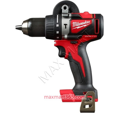 Milwaukee 2902-20 M18 Brushless Cordless 1/2-inch Compact Hammer Drill Driver (Tool Only)