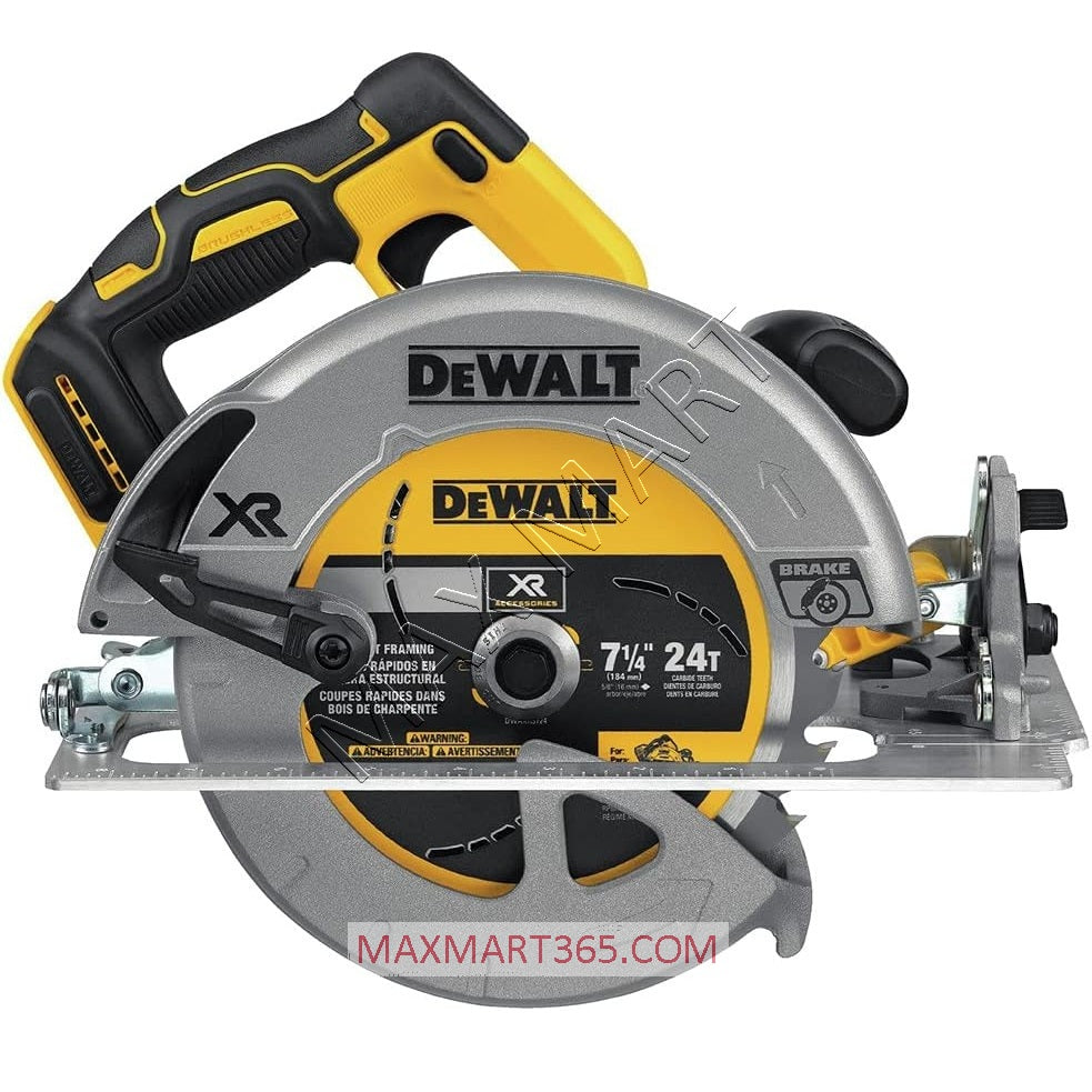 DEWALT DCS570B 20V XR Cordless Brushless 7-1/4-inch Circular Saw with Electric Brake (Tool Only)