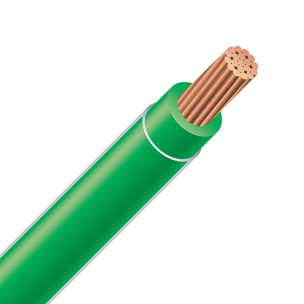 T90 12/19 Stranded Copper Wire Cable - 300M Green