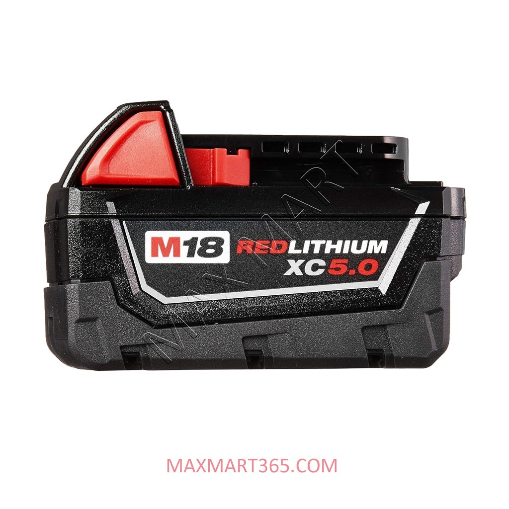 Milwaukee M18 18V Lithium-Ion Extended Capacity (XC) 5Ah 5.0Ah Battery 48-11-1850