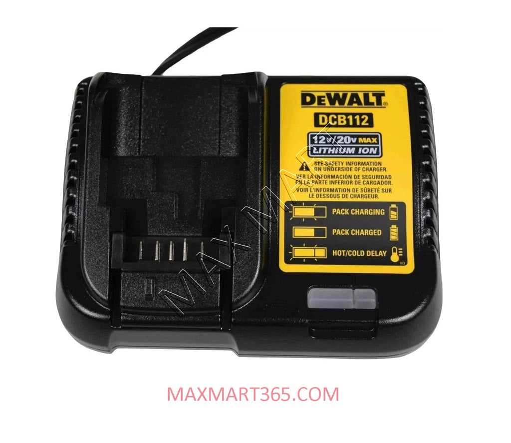 DEWALT DCB112 12V/20V/60V 2.0-Amp 2Amp Charger