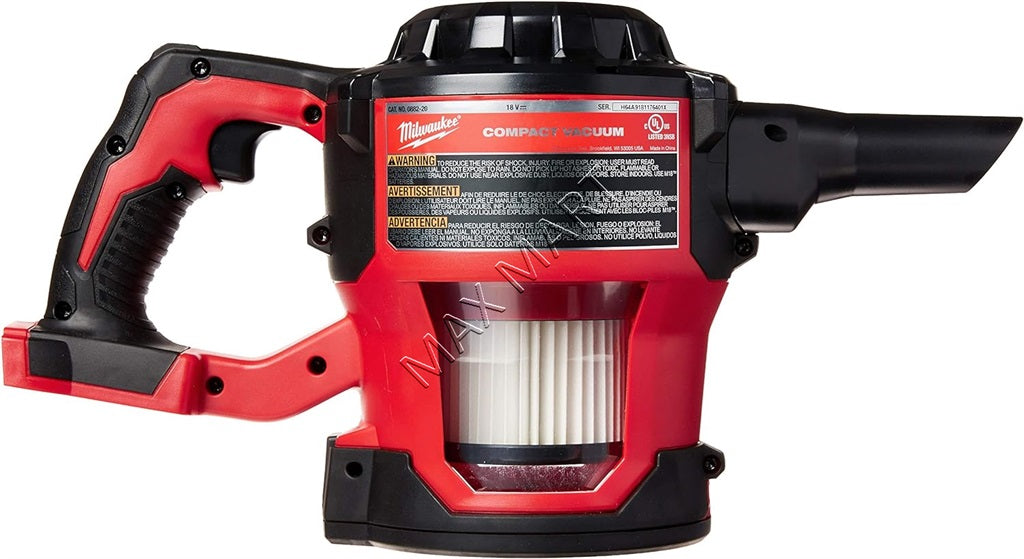 Milwaukee 0882-20 M18 Cordless Compact Vacuum (Tool Only)