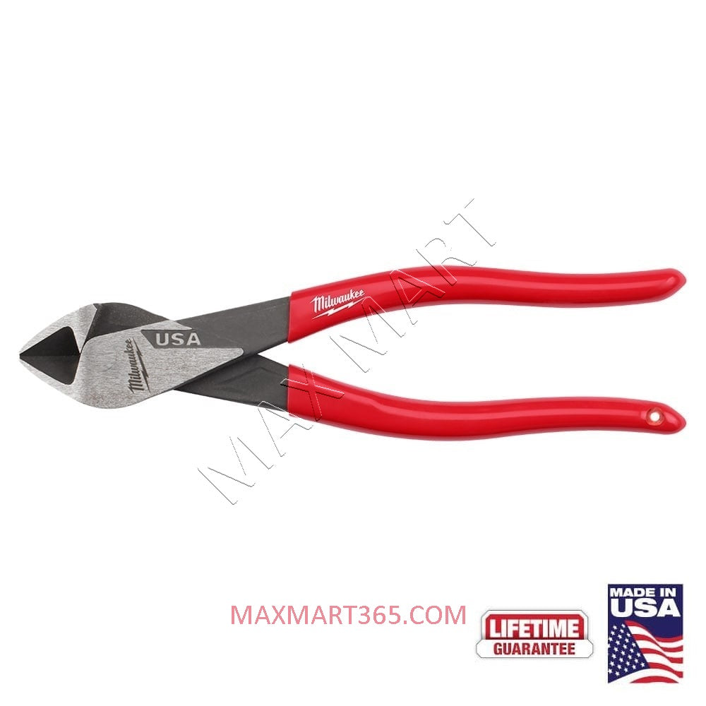 Milwaukee MT508 8-Inch Diagonal Dipped Grip Cutting Pliers (USA)