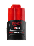 密尔沃基 M12 12V 锂离子紧凑型 (CP) 1.5Ah REDLITHIUM 电池 48-11-2401