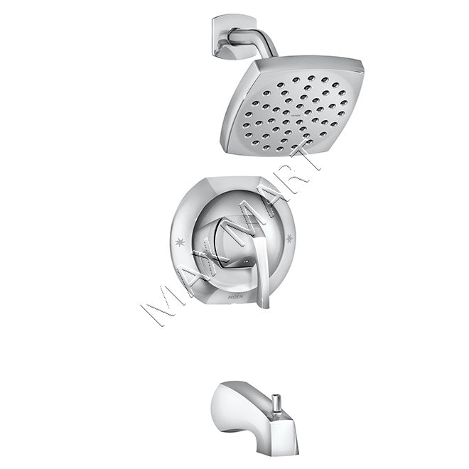 Moen Lindor 82504 1-Handle Bathtub and Shower Faucet (Valve Included) - Chrome