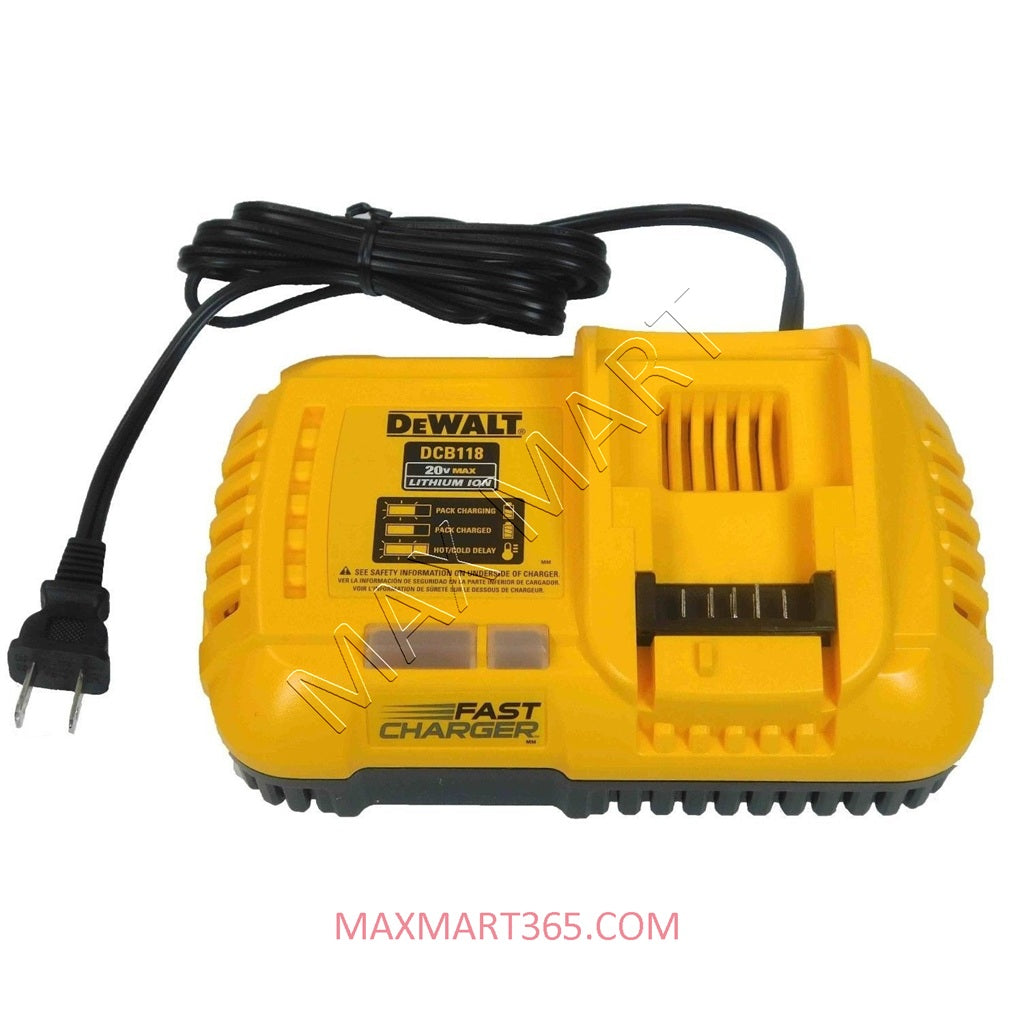 DEWALT 20V 60V 8Amp Fast Rapid Charger DCB118