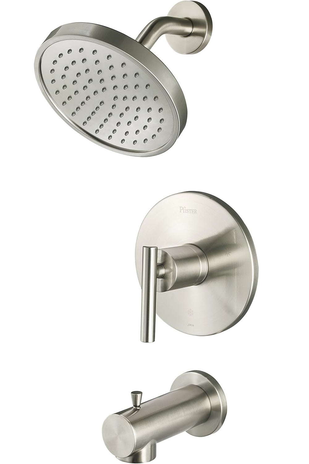 Pfister Fullerton 8P8-FTKK Bathtub Shower Faucet - Brushed Nickel (Valve Included)