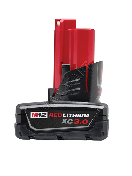 Milwaukee M12 Lithium-Ion Extended Capacity (XC) 3.0Ah 3Ah Battery 48-11-2402