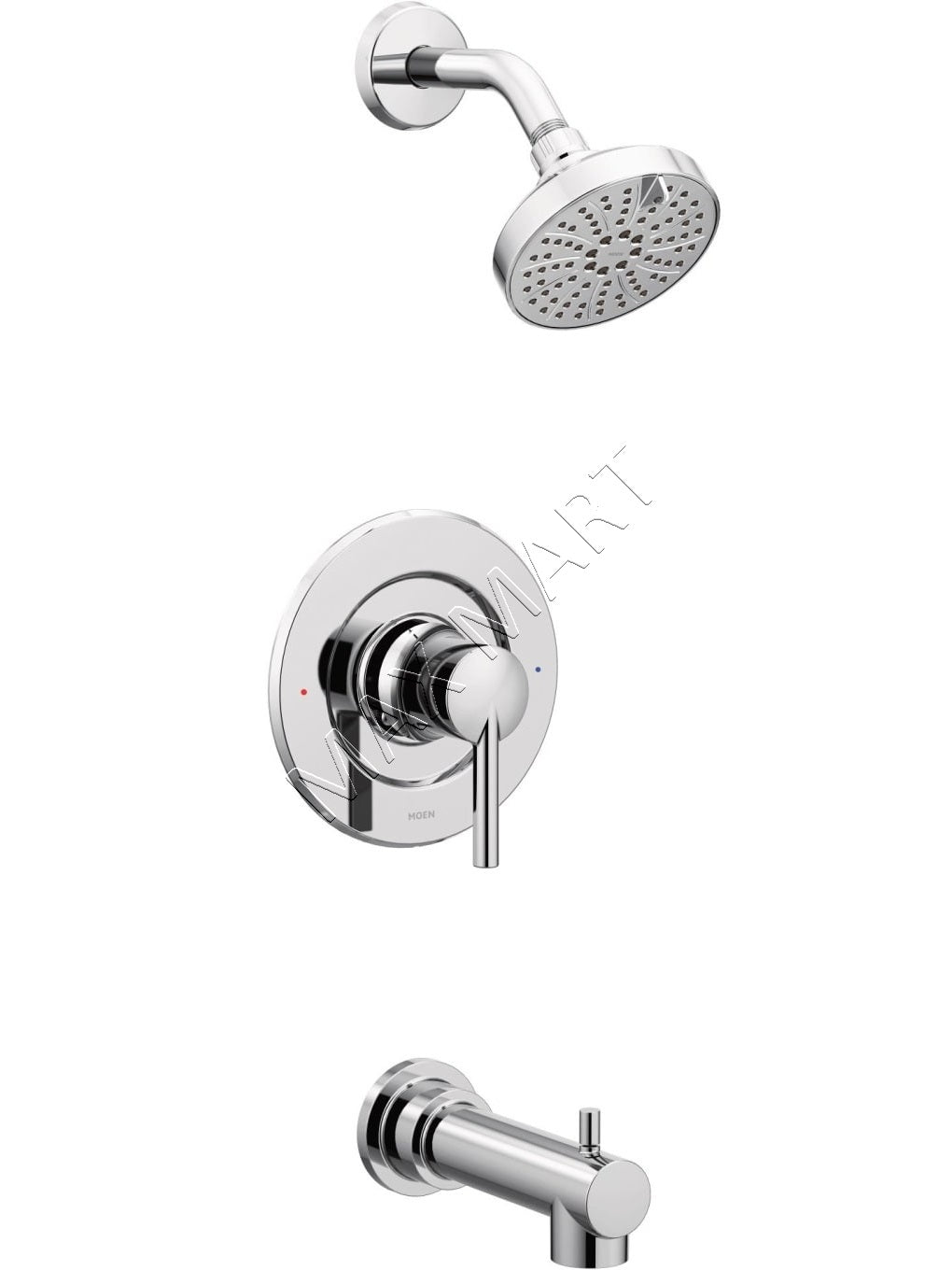 MOEN Arlys 82770 Single-Handle Bathtub Shower Faucet (Valve Included) - Chrome