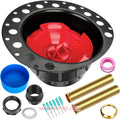 Freestanding Tub Bathtub Drain Rough-in Kit, for Floor Mounted & Copper Bathtub, with Brass Tail Pipe and ABS Adapter