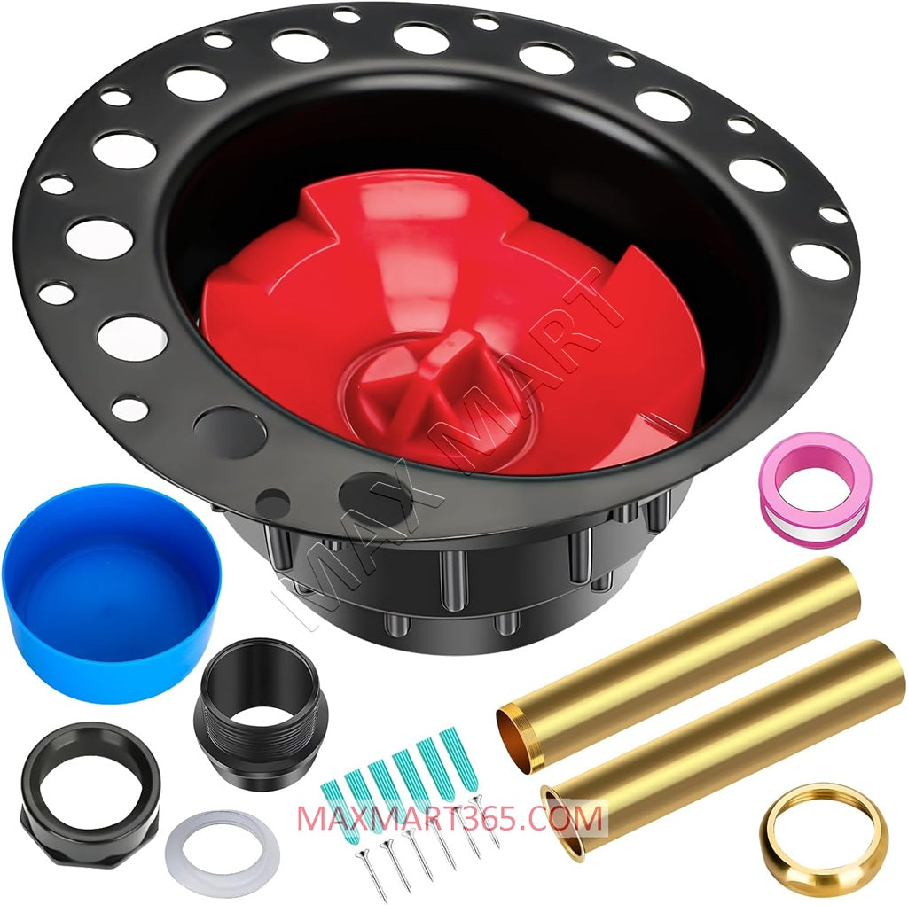 Freestanding Tub Bathtub Drain Rough-in Kit, for Floor Mounted & Copper Bathtub, with Brass Tail Pipe and ABS Adapter