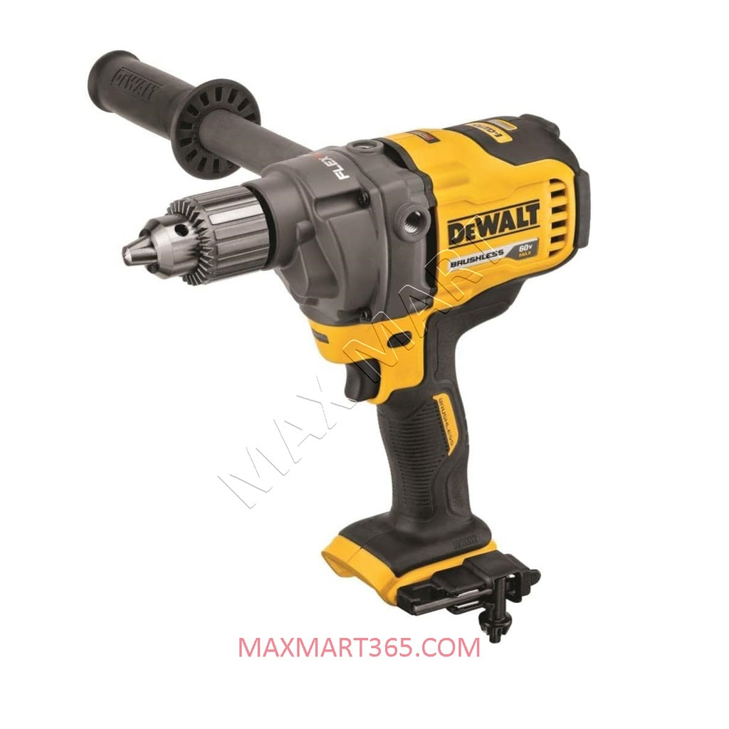 DEWALT DCD130B 60V FLEXVOLT Cordless Brushless 1/2-inch Mixer/Drill w/ E-Clutch System (Tool Only)