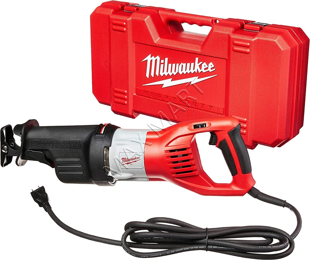 Milwaukee 6538-21 Corded 15Amp 15A SUPER SAWZALL Reciprocating Saw with Hard Case