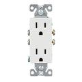 Eaton TR1107W 15Amp Tamper Resistant TR Duplex Receptacle Outlet Plug - White