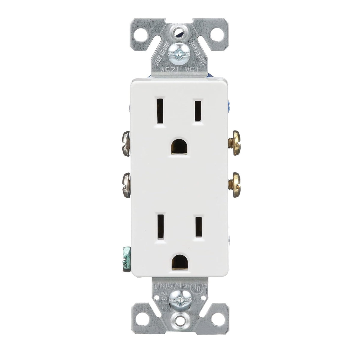 Eaton TR1107W 15Amp Tamper Resistant TR Duplex Receptacle Outlet Plug - White