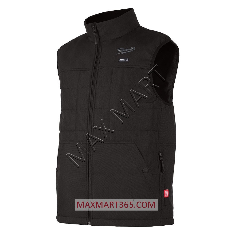 Milwaukee Men's M12 AXIS Black Heated Vest M300B-20XL - Size XL