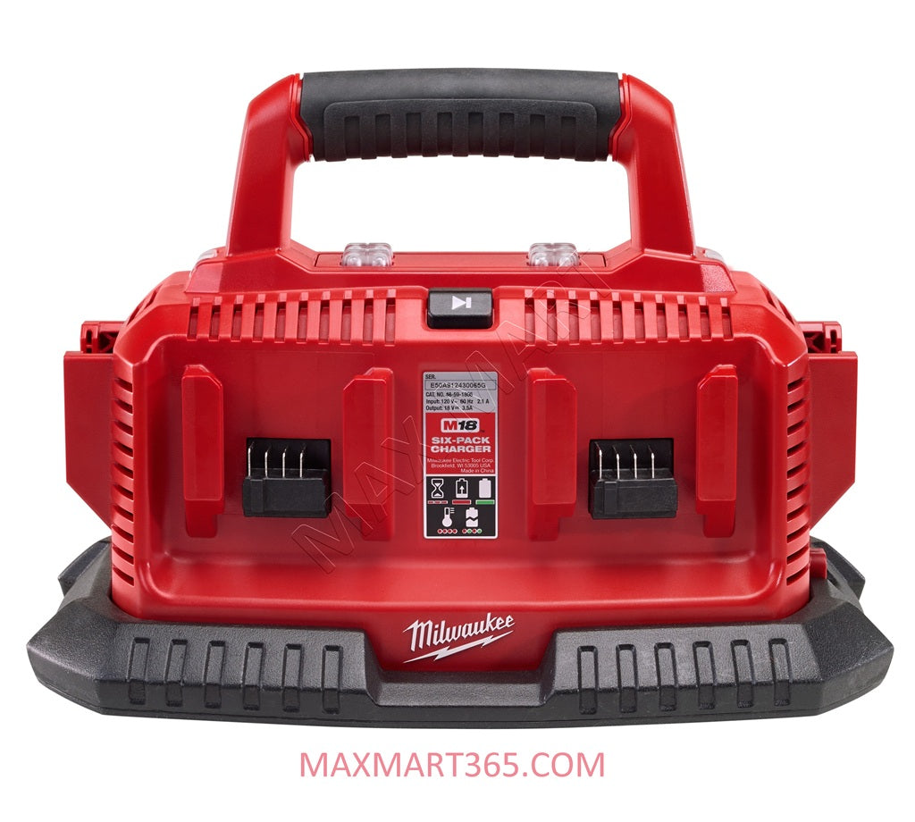 Milwaukee M18 6-Port Sequential Battery Charger 48-59-1806