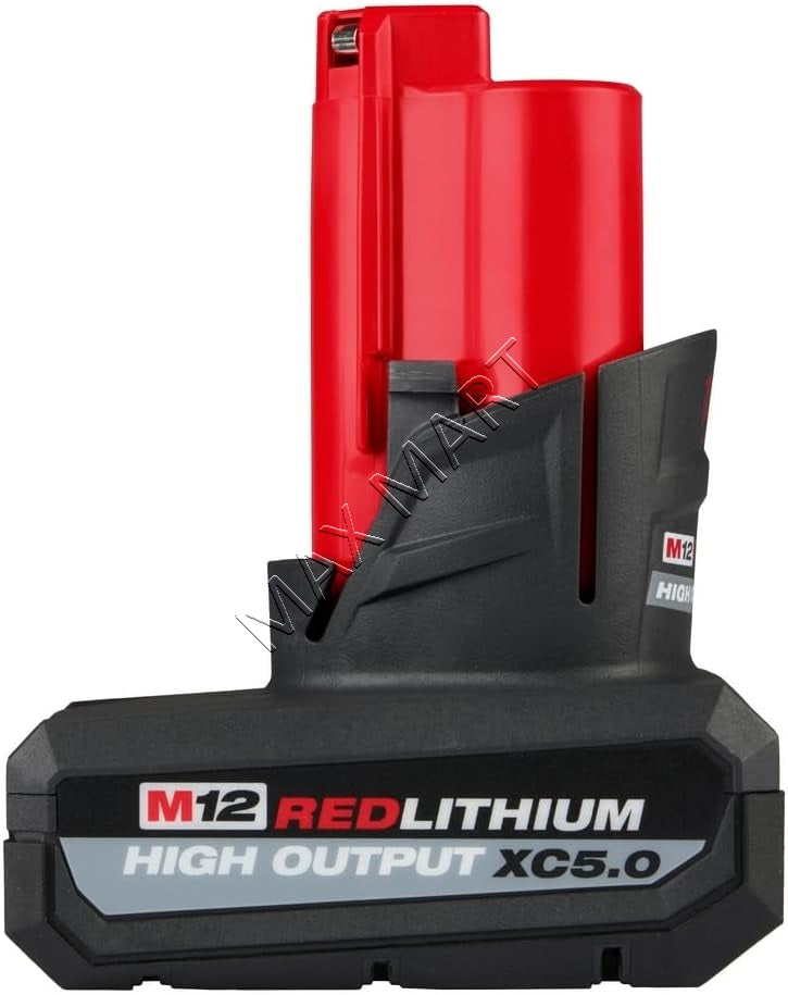 Milwaukee M12 XC High Output 5.0Ah 5Ah Battery 48-11-2450