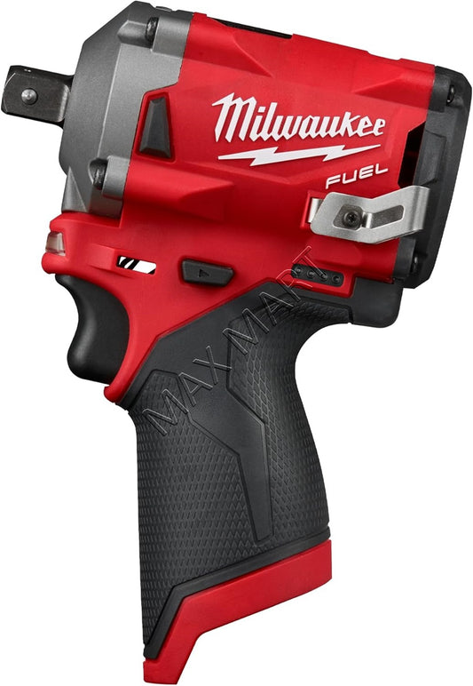 Milwaukee M12 FUEL 1/2-inch Stubby Impact Wrench 2555-20 2555P-20 (Tool Only)