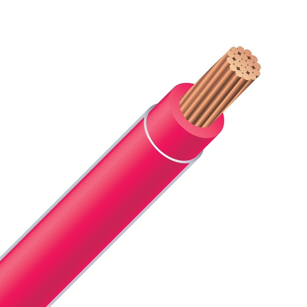 T90 12/19 Stranded Copper Wire Cable - 300M Red