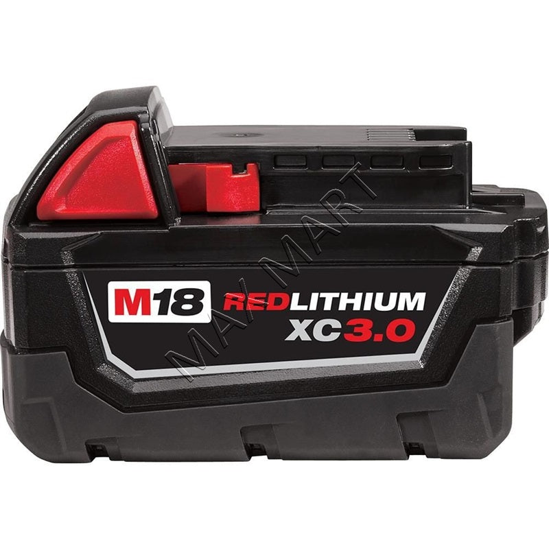 Milwaukee M18 18V Lithium-Ion Extended Capacity (XC) 3Ah 3.0Ah Battery 48-11-1828