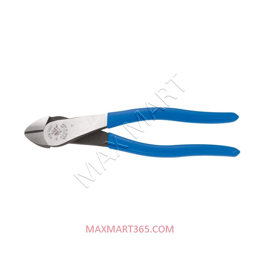 Klein Tools D200048SEN 8-inch High Leverage Diagonal Cutting Pliers - Angled Head
