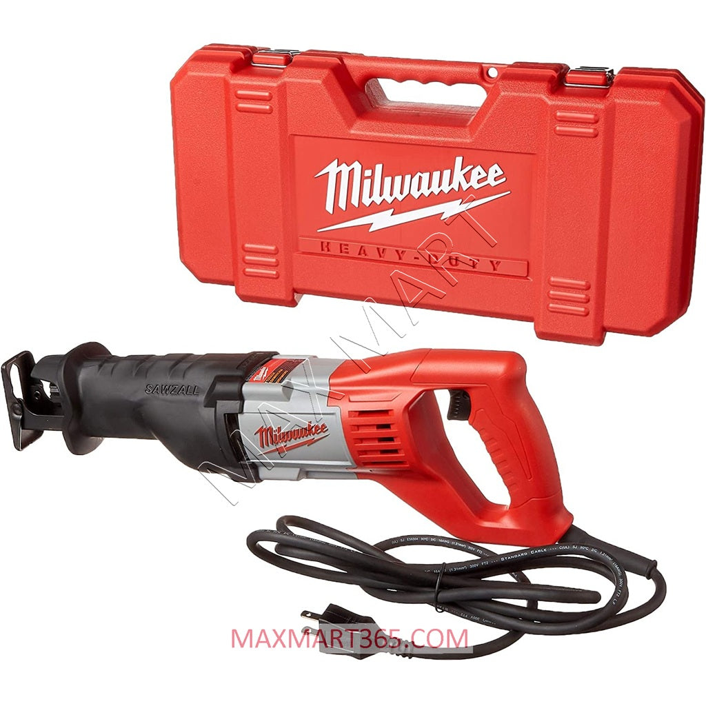 Milwaukee 6519-31 12Amp 12A Corded SAWZALL Reciprocating Saw Kit with Hard Case
