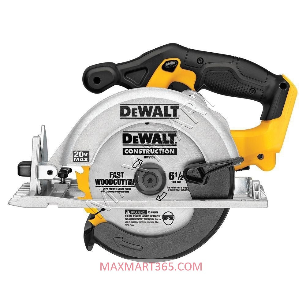 DEWALT DCS391B 20V Cordless 6-1/2-inch Circular Saw (Tool Only)