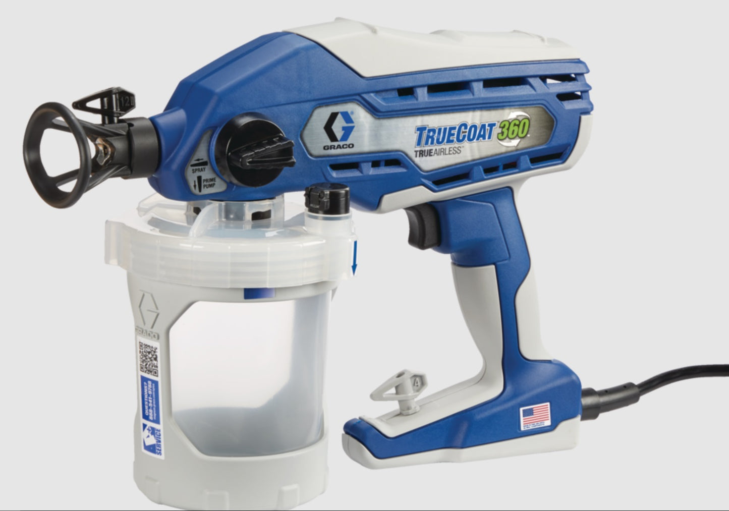 Graco CAN282 TrueCoat 360 Dual Speed HandHeld Paint Sprayer (32oz)