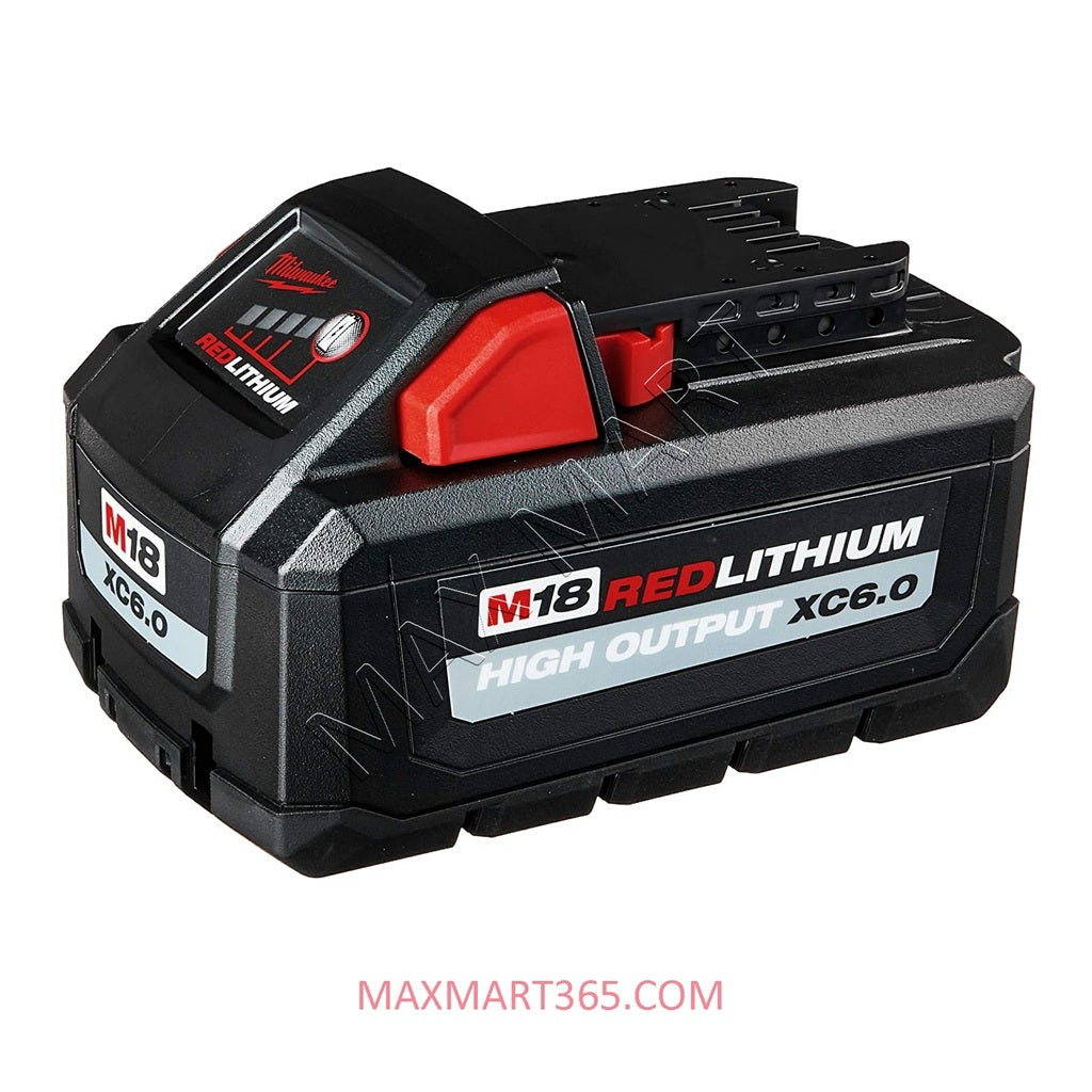Milwaukee M18 18V Lithium-Ion Extended Capacity (XC) HIGH OUTPUT 6.0Ah 6Ah Battery 48-11-1865