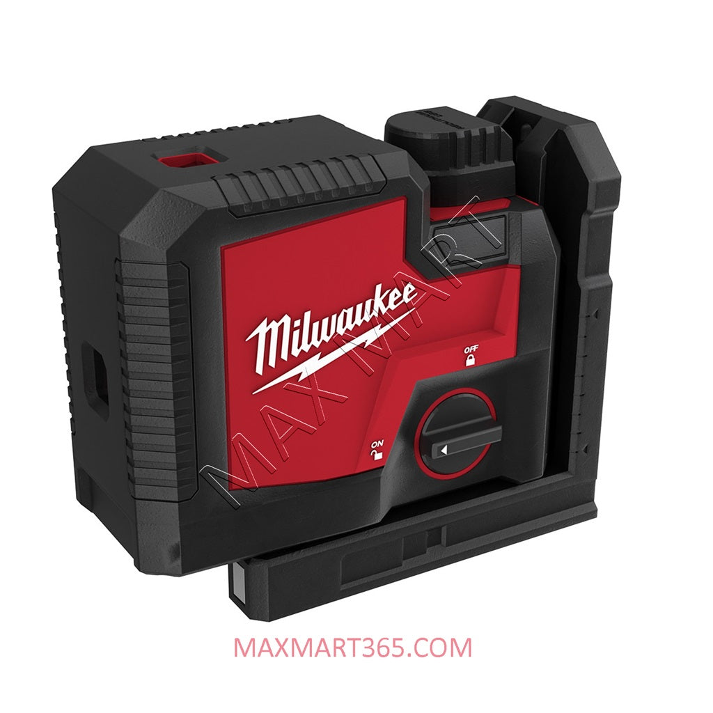 Milwaukee 3510-21 Green 3-Point Rechargeable Laser Level with 3.0Ah Battery and Charger