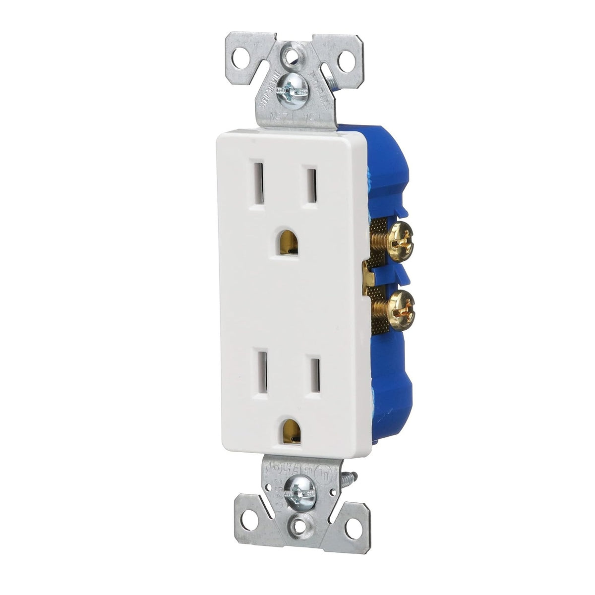 Eaton TR1107W 15Amp Tamper Resistant TR Duplex Receptacle Outlet Plug - White