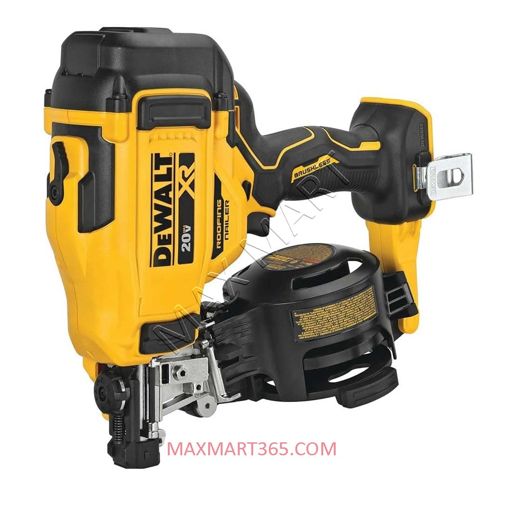 DEWALT DCN45RNB 20V XR Brushless Cordless 15-Degree Roofing Nailer (Tool Only)