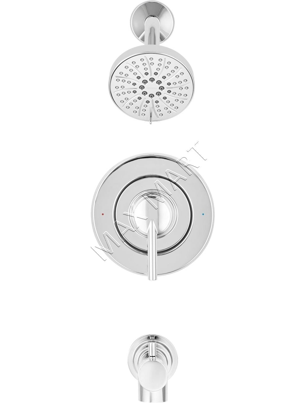 MOEN Arlys 82770 Single-Handle Bathtub Shower Faucet (Valve Included) - Chrome