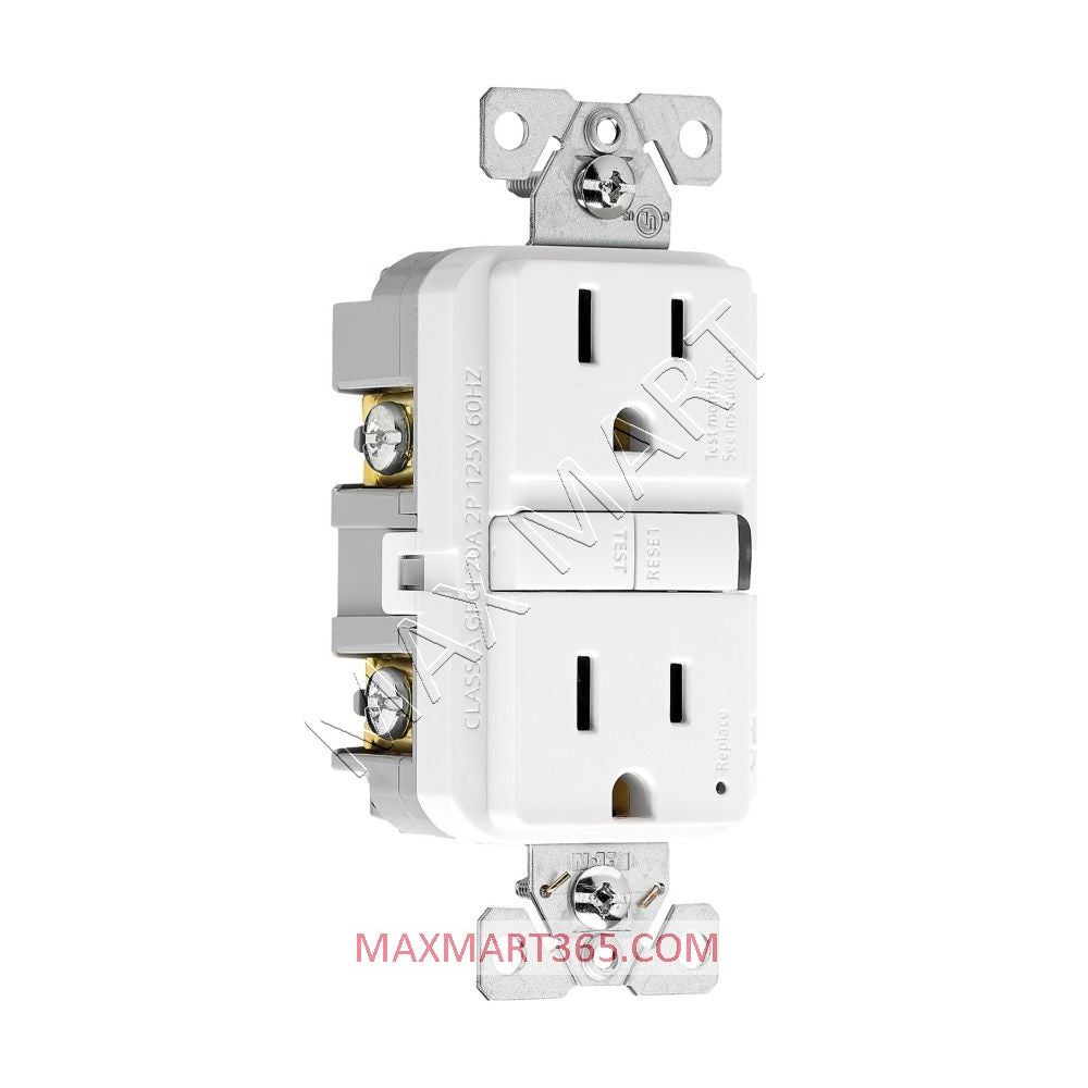 Eaton ETN 15Amp 125V Slim GFCI Tamper-Resistant TR Receptacle Outlet Plug