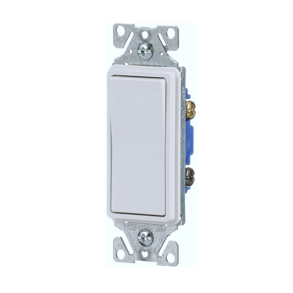 Eaton 7503W 15Amp 3-Way Light Switch - White