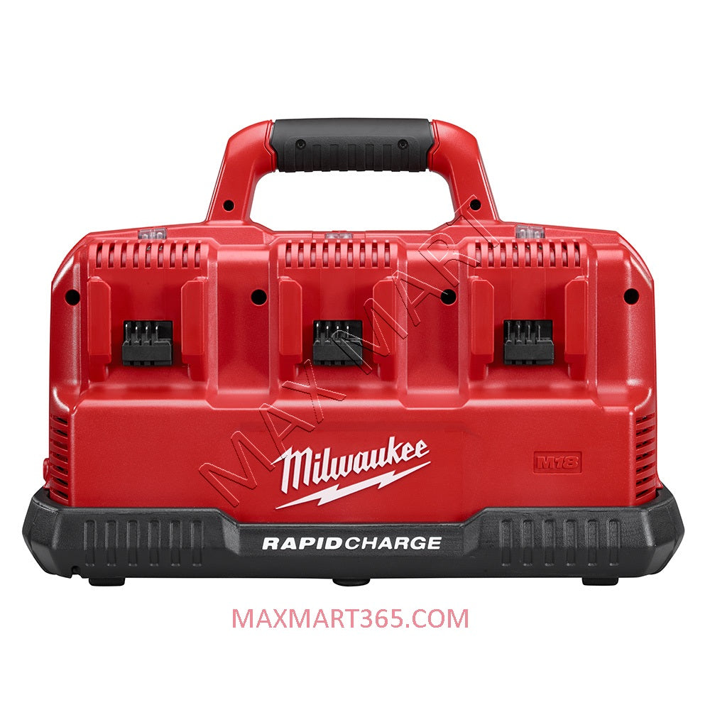 Milwaukee 48-59-1807 M18/M12 18V/12V 6-Port Sequential Rapid Charge Fast Charger Station