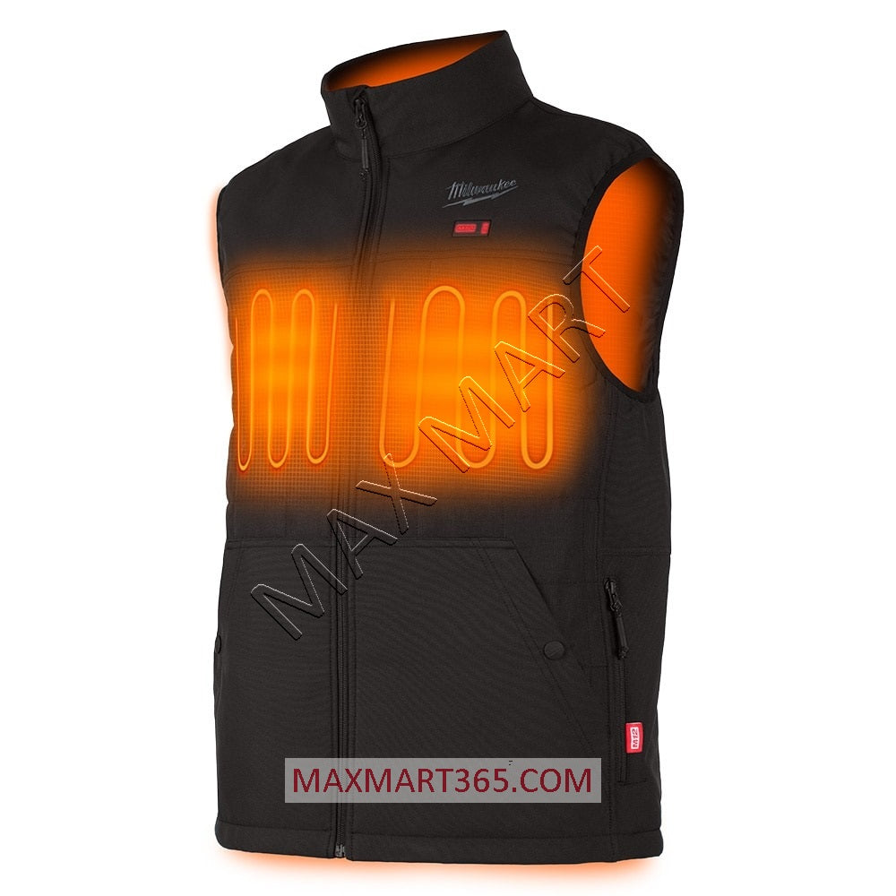 Milwaukee Men's M12 AXIS Black Heated Vest M300B-20XL - Size XL