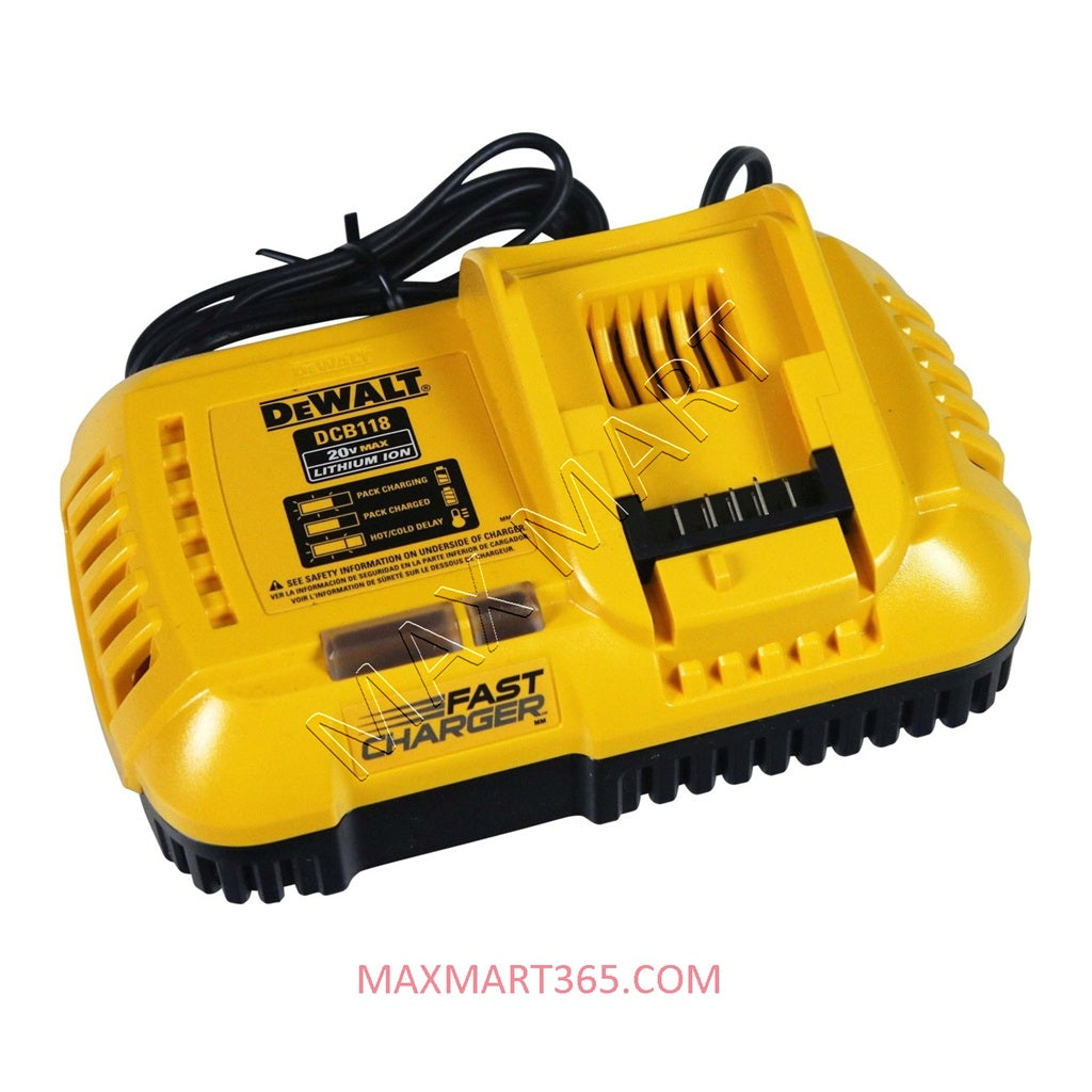 DEWALT 20V 60V 8Amp Fast Rapid Charger DCB118