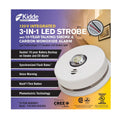Kidde 3-in-1 3in1 Alarm Hardwire Interconnected Smoke and CO Alarm with LED Strobe Light and Voice Alert