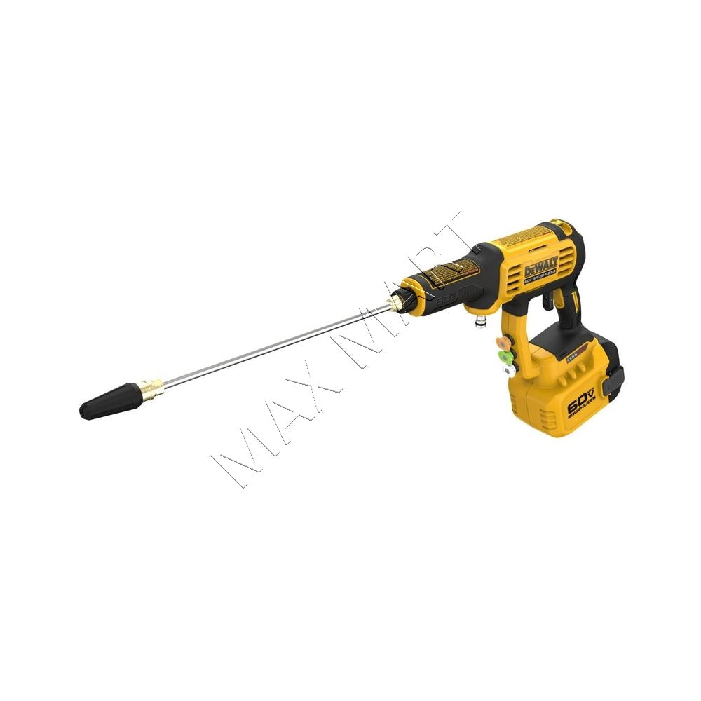 DEWALT 60V FLEXVOLT 1​​000 PSI 1.0 GPM 无绳电动清洁器高压清洗机 DCPW1000 DCPW1000B（仅工具）