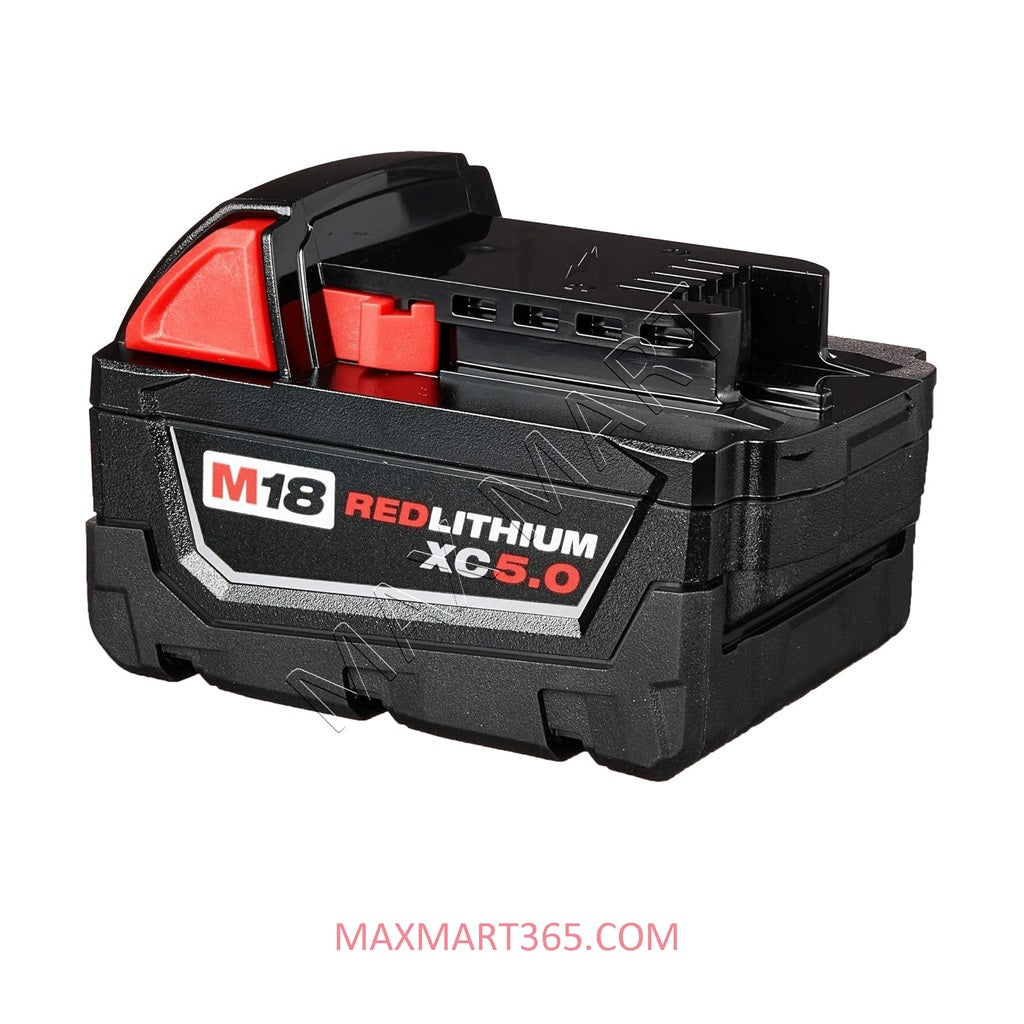 Milwaukee M18 18V Lithium-Ion Extended Capacity (XC) 5Ah 5.0Ah Battery 48-11-1850