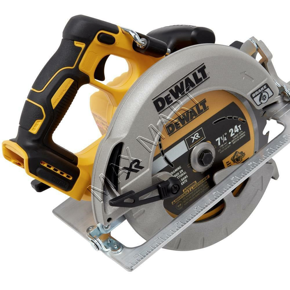 DEWALT DCS570B 20V XR Cordless Brushless 7-1/4-inch Circular Saw with Electric Brake (Tool Only)