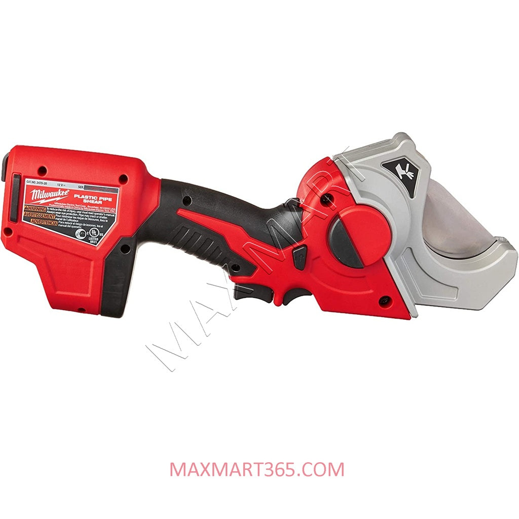 Milwaukee 2470-20 M12 Cordless PVC Pipe Shear (Tool Only)