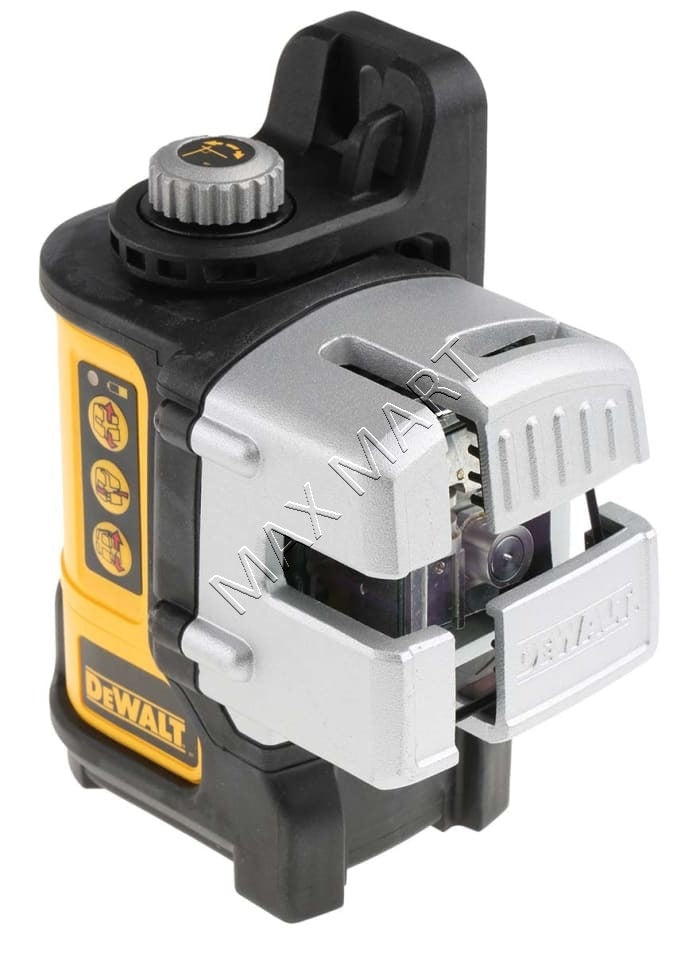 DEWALT 50 英尺和 165 英尺红色自动调平 3 光束十字线激光水平仪套件 DW089K DW089